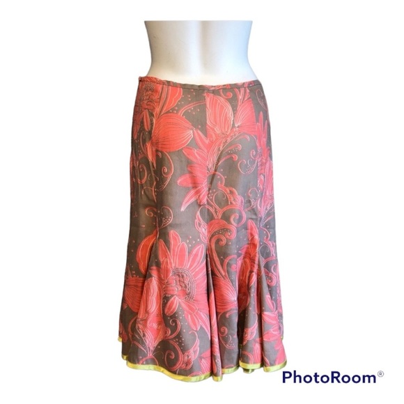 Etcetera A line Ruffled Skirt - size 6 - Picture 2 of 8